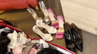 Tiny-tittied teen with tight vagina shows off her undergarments in HD