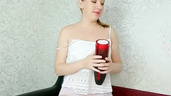 Unboxing and trying out new Sex Sex Toy - Male Masturbator by Sohimi Strong and Quickly Orgasm