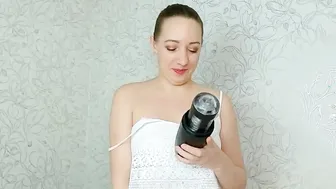 Unboxing and trying out new Sex Sex Toy - Male Masturbator by Sohimi Strong and Quickly Orgasm