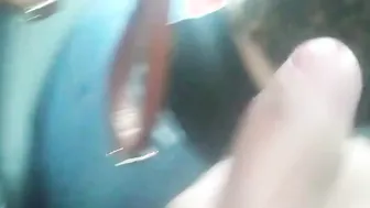 Risky Outdoors Best Friend Sucking Off my Penis on the Bus