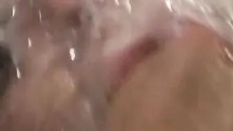 Nice adorable blonde Girl sucks penis and swallows lots of