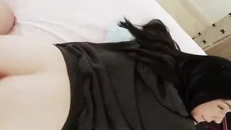 Dark Hair Pale butt eighteen Stepsister Rosalyn Sphinx)Enjoying Her Stepbrothers Penis in her tight cunt on the bed point of view