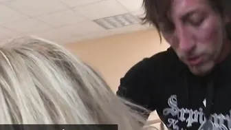 Big Titted boss likes the young guys