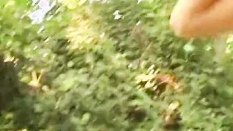 Into the woods amateur 3some with anal for the willing