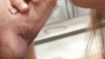 Freaky teenie with huge jugs deeply bj and twat boned
