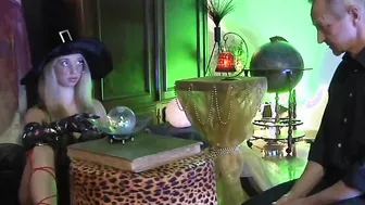 Beautiful 18 year old bj and twat fucking from fortune teller