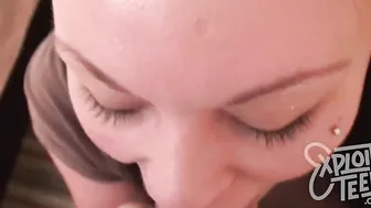 She is only teenie and making her very first porn