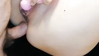 She loves it deep into her asshole.