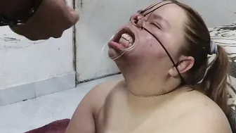 BBW FETISH face with cum on it