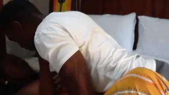 Black Amateur Lovers Garden Walk Leads To Sneaky Sex