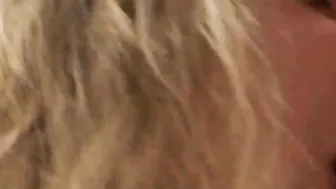 Blonde fucks into amateur 3 way 2 huge cocks