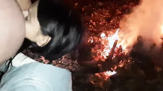 Licked my butt by the fire when friends quit smoking