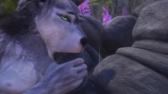 Furry Female Wolf  Rhino Nailed Rough (Some Peeing) | Wild Life Furries