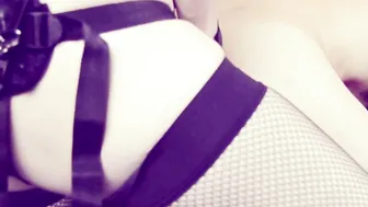 Hottie PVC PEGGING ends with PREMATURE CUM... He ruins the clip