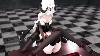 【MMD R-18 yo SEX DANCE】PERVERSE BOOTY BABE SWEET INSANE LESBO SEX 甘いお尻 [MMD]