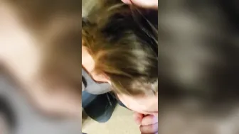 Cutie Wifey mom getting a mouthful of cum
