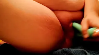 Huge tit sweetie has big squirting orgasm