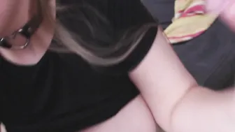 Curvy Teenagers Maja has her first MMF three-way