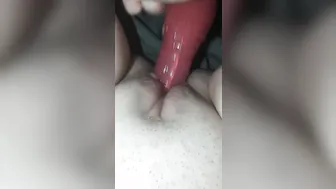 Me having fun with my sex toy 