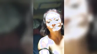 Showing Off inside rv