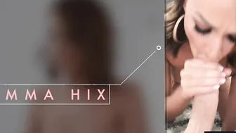 Hottest Slender Hot Emma Hix Takes 2 Dicks
