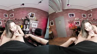 VR BANGERS Big Boobed 19 Year Old Skank Is Determined To Suck Your Dick VR Porn