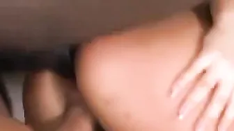 Trinity Pushes A Fresh Load Of Jizz Out Her Butthole