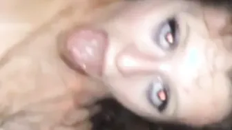Hispanic hot getting her creamed booty ripped by a healthy dick