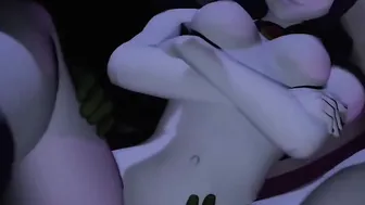 【MMD R-19 yo SEX DANCE】NAUGHTY WHITE SWEET HUGE BUTT BAE COCK激しいセックス[MMD R-18]