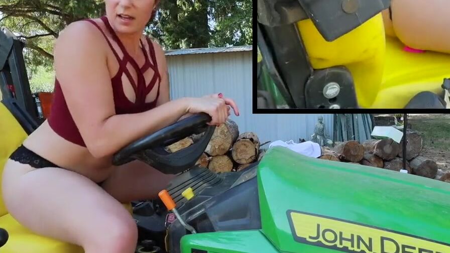 Farm sluts Bailey Brewer riding her faithful John Deere tractor. 4kPorn.XXX