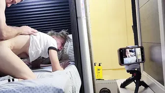 BOMBSHELL Blonde getting Morning HARD DOGGY STYLE Screwed- Noisy Groaning REAL PASSIONATE SEX - Naughty Fellatio