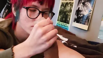SO MUCH CUM FROM SUCH A TINY DILDO