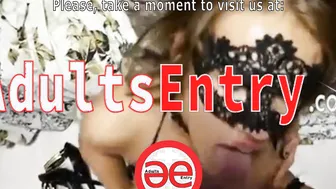 My masked girlfriend loves to eat my cum