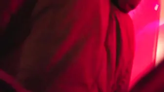 Chubby black hooker blows and ride men penis