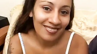 Pregnant Hispanic loves to take this dick into her cunt