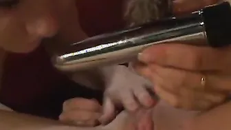 3 turned on lesbians licking their dripping cunts
