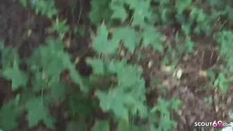 Adorable German chick talk to First point of view Suck Outside by