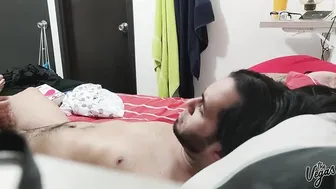 Home alone with my niece and I filmed us fucking without her