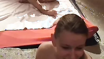 For the first time at a swingers party
