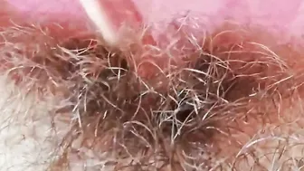 Shaved Cunt porn video – Intense Unshaved snatch gigantic lips close up