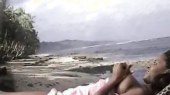 Turned On Haitian bimbos loves both holes plugged