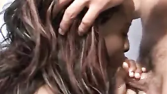 Turned On Haitian bimbos loves both holes plugged
