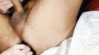 my stepsister helps to shove my gigantic plug up my tight booty