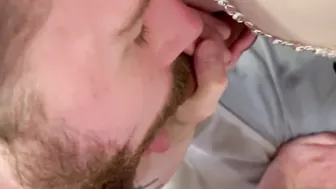Dude Blowing Gf Penis with Sex Toy inside Butt | Peg Lovers