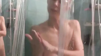 Willamina showers and Masturbates