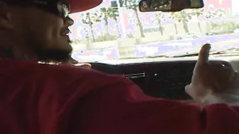 Dark Hair skank pick up from a gigantic dick for sex