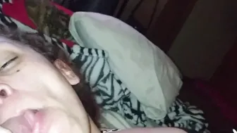 crazy talkin wifey blows penis and fucks dildo