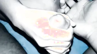 Finger fun from mouth to twat