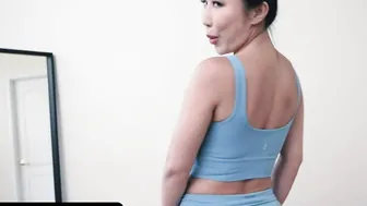 StayHomePOV - oriental Goddess Stretching On Gigantic Dick - Full Movie