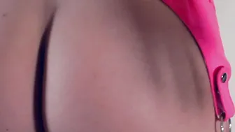 Did Someone Order a Pornstar? Cutie Bae Plowed Rough inside Thigh High Neon Pink Heels pov- KinkyBabies